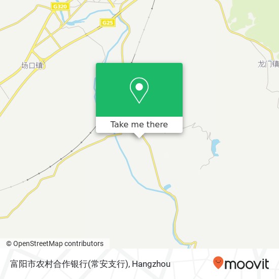 富阳市农村合作银行(常安支行) map