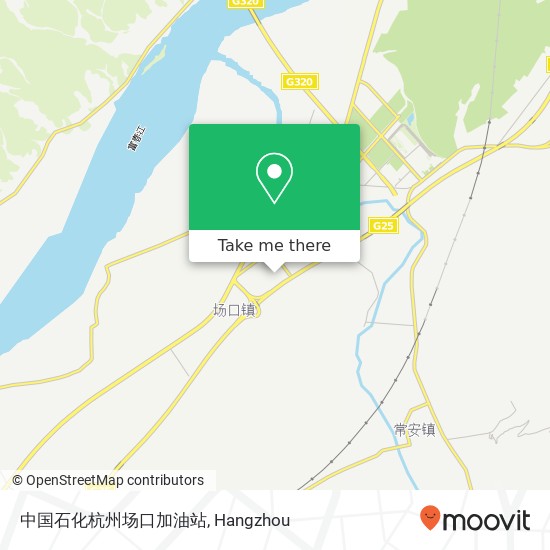 中国石化杭州场口加油站 map