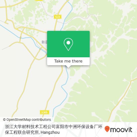 浙江大学材料技术工程公司富阳市中洲环保设备厂环保工程联合研究所 map