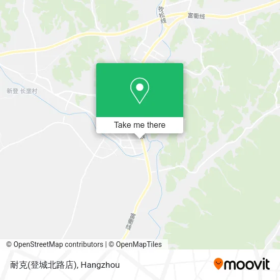 耐克(登城北路店) map