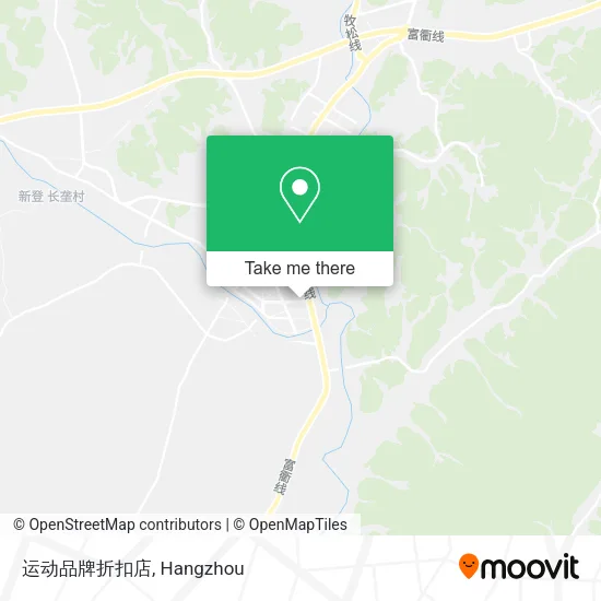 运动品牌折扣店 map