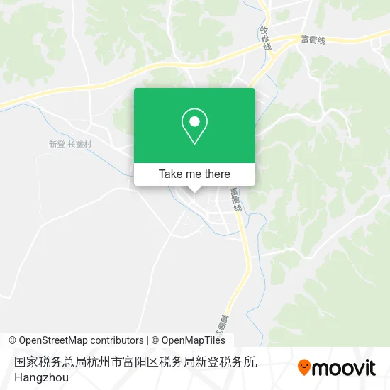 国家税务总局杭州市富阳区税务局新登税务所 map