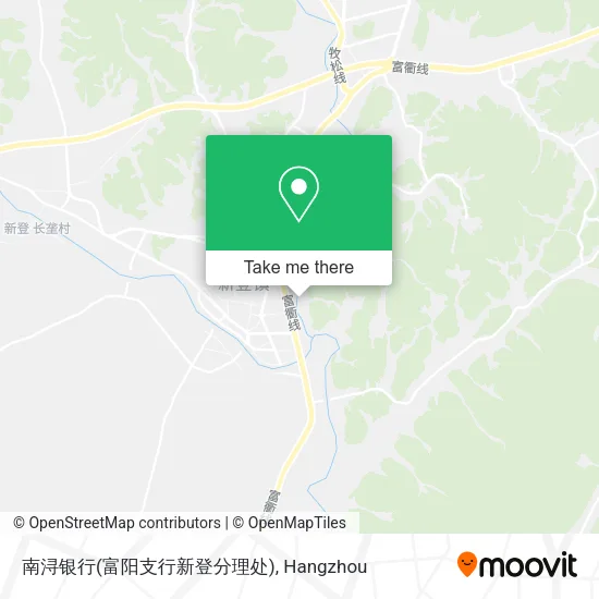 南浔银行(富阳支行新登分理处) map