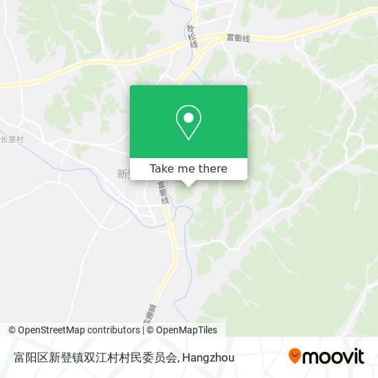 富阳区新登镇双江村村民委员会 map