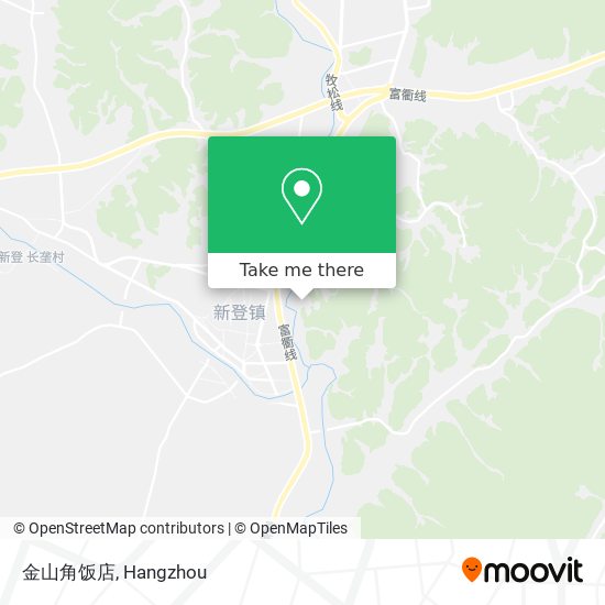 金山角饭店 map