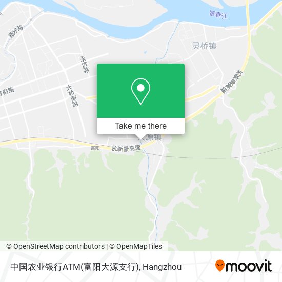 中国农业银行ATM(富阳大源支行) map