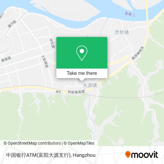 中国银行ATM(富阳大源支行) map