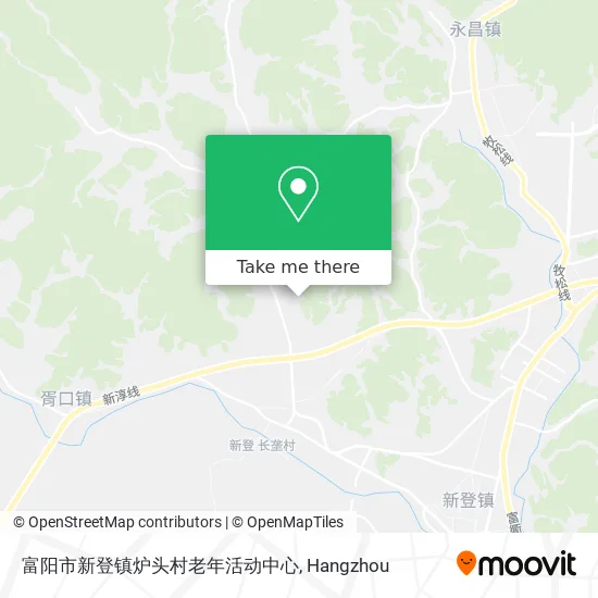 富阳市新登镇炉头村老年活动中心 map