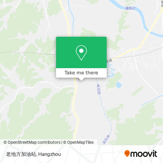 老地方加油站 map