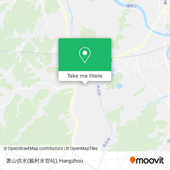 萧山供水(戴村水管站) map