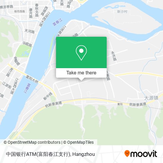 中国银行ATM(富阳春江支行) map