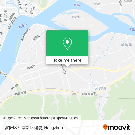 富阳区江南新区建委 map