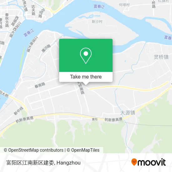 富阳区江南新区建委 map