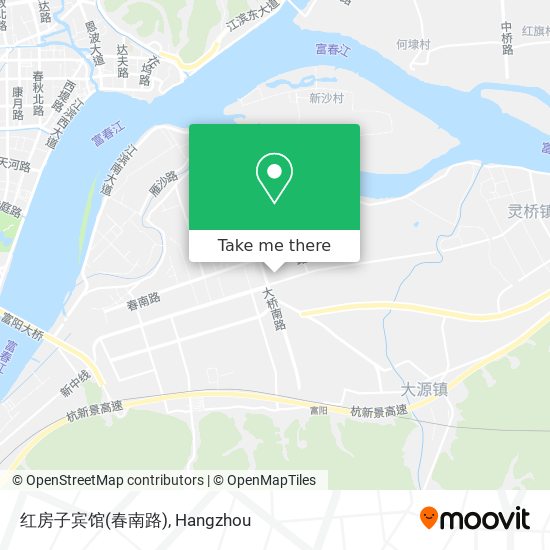 红房子宾馆(春南路) map