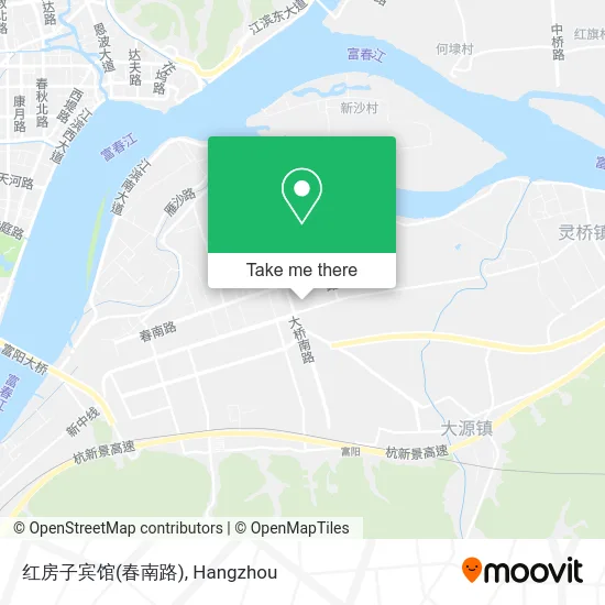 红房子宾馆(春南路) map