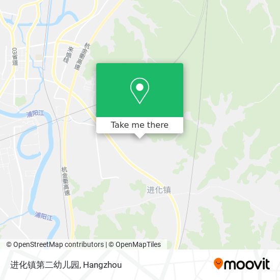 进化镇第二幼儿园 map