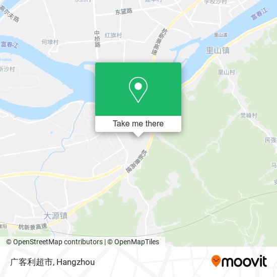 广客利超市 map