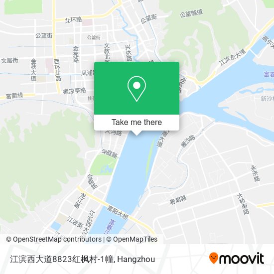 江滨西大道8823红枫村-1幢 map