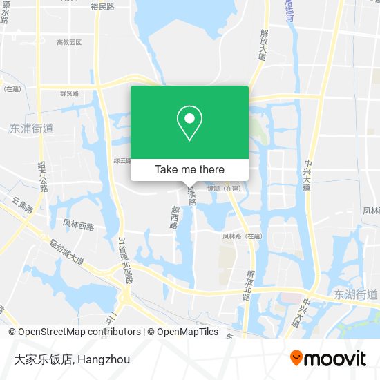 大家乐饭店 map