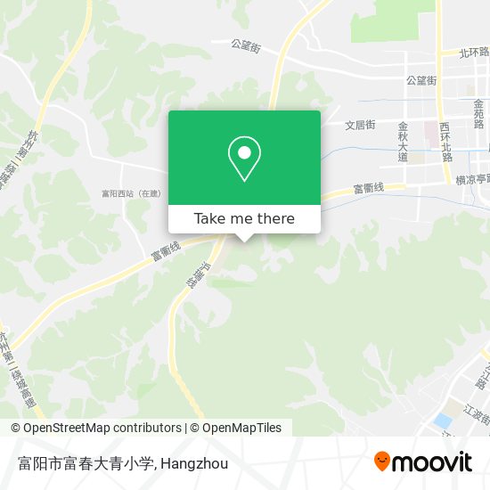 富阳市富春大青小学 map