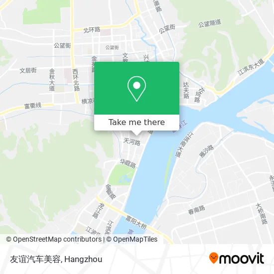 友谊汽车美容 map