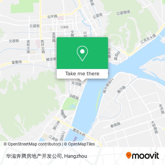 华滋奔腾房地产开发公司 map