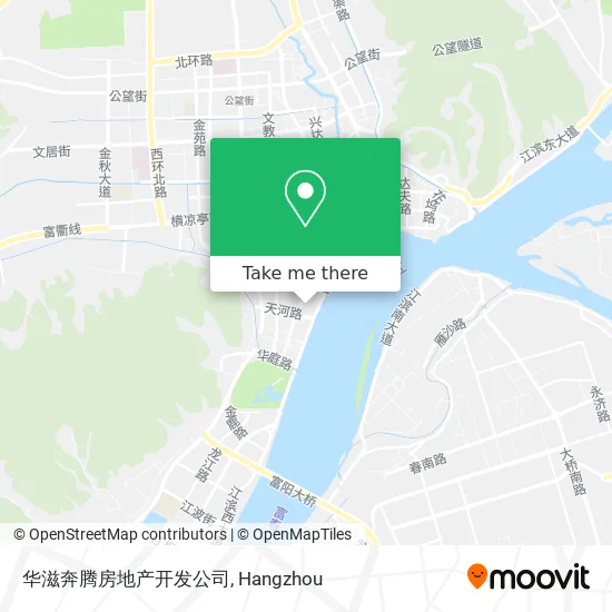 华滋奔腾房地产开发公司 map