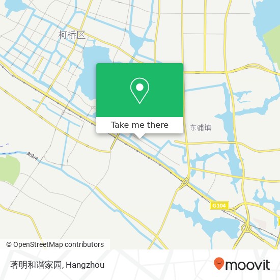 著明和谐家园 map