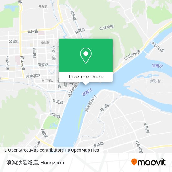 浪淘沙足浴店 map