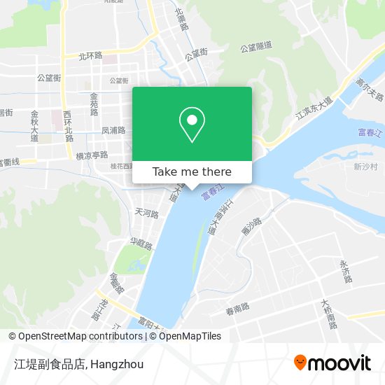 江堤副食品店 map
