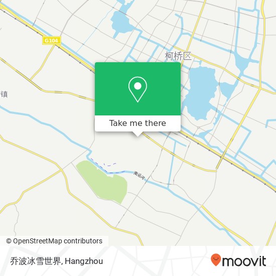 乔波冰雪世界 map