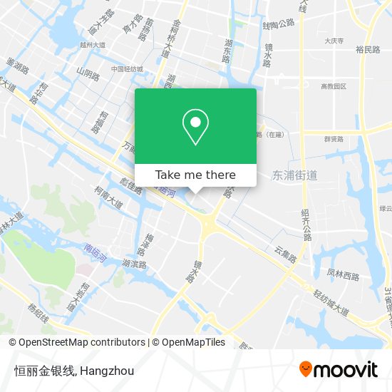 恒丽金银线 map