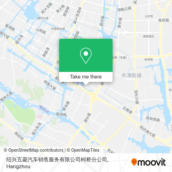 绍兴五菱汽车销售服务有限公司柯桥分公司 map