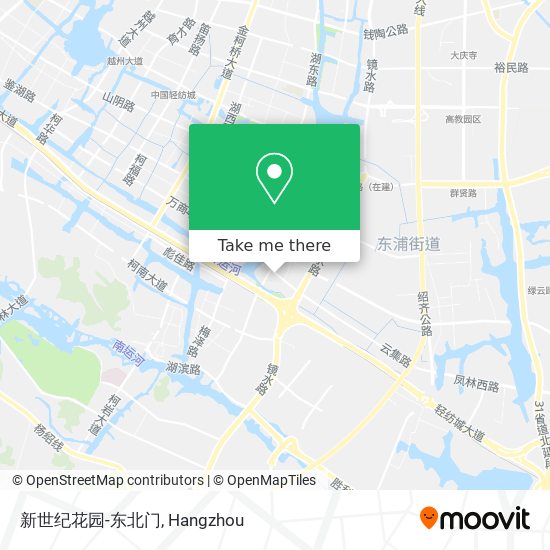 新世纪花园-东北门 map