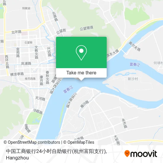 中国工商银行24小时自助银行(杭州富阳支行) map