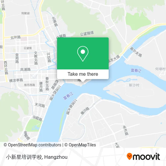 小新星培训学校 map
