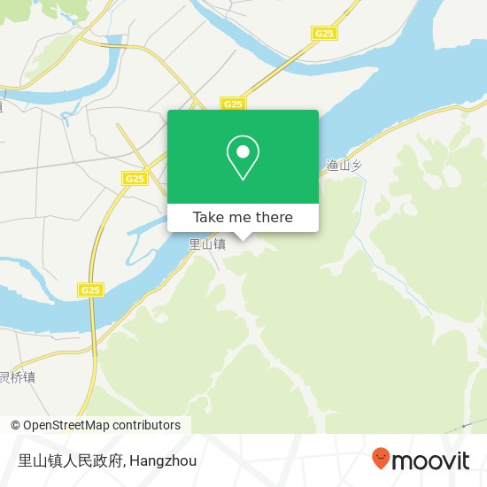 里山镇人民政府 map