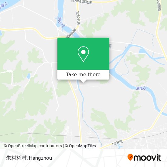 朱村桥村 map