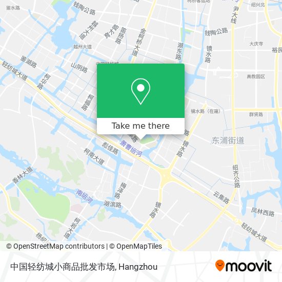 中国轻纺城小商品批发市场 map