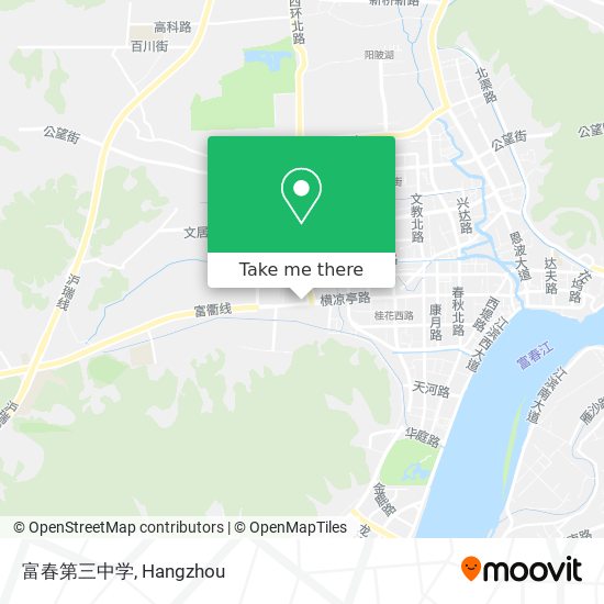 富春第三中学 map