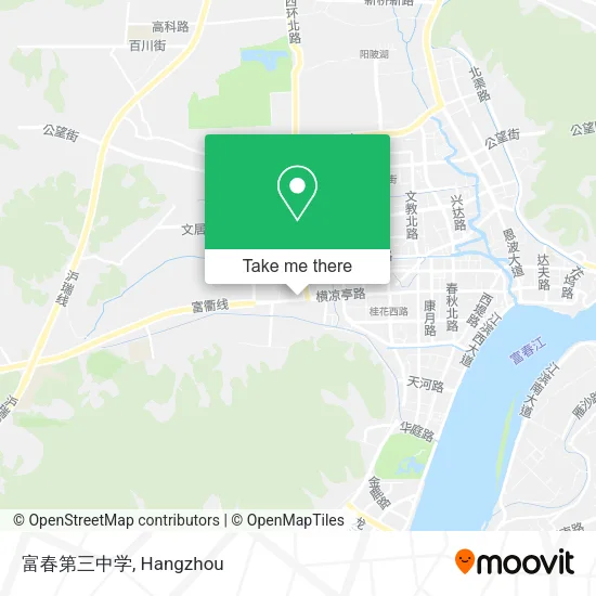 富春第三中学 map