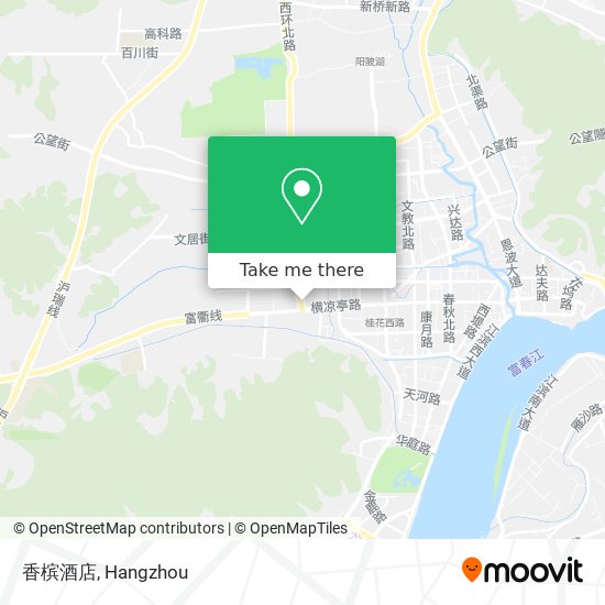 香槟酒店 map