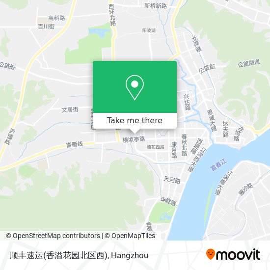 顺丰速运(香溢花园北区西) map
