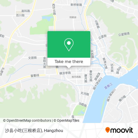 沙县小吃(三根桥店) map