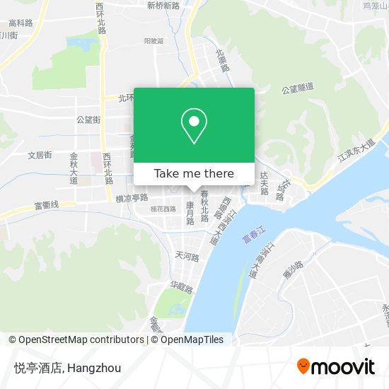 悦亭酒店 map