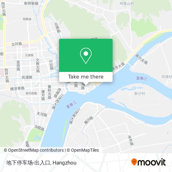 地下停车场-出入口 map