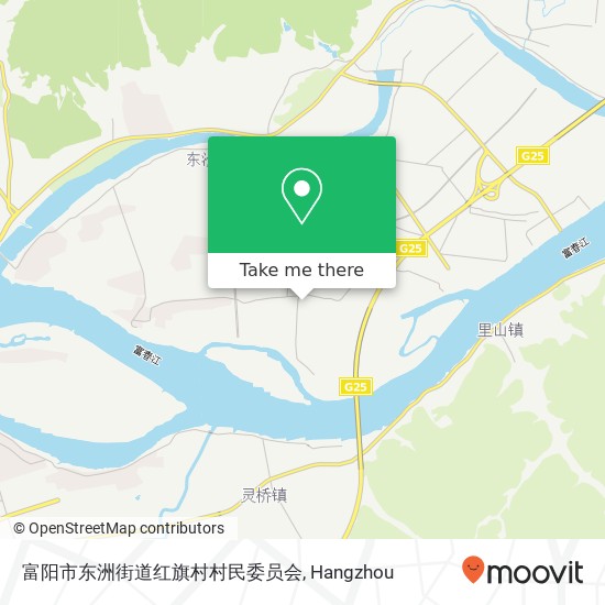 富阳市东洲街道红旗村村民委员会 map