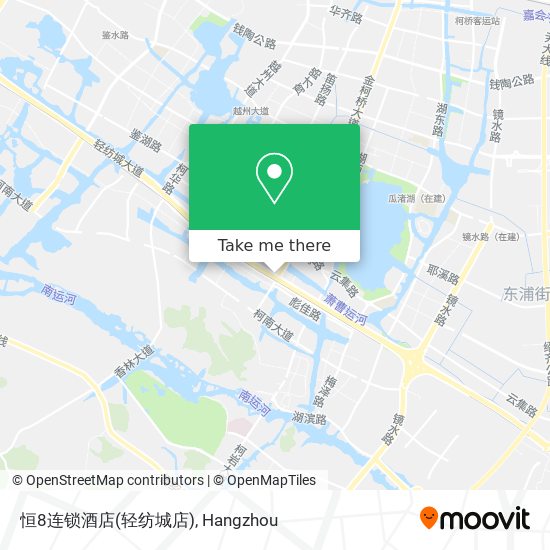 恒8连锁酒店(轻纺城店) map