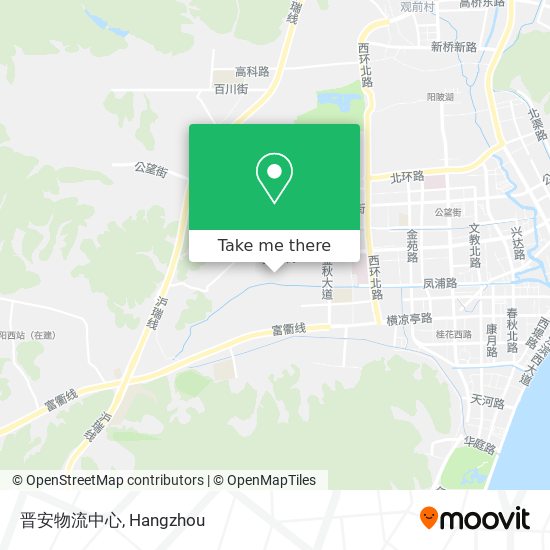 晋安物流中心 map