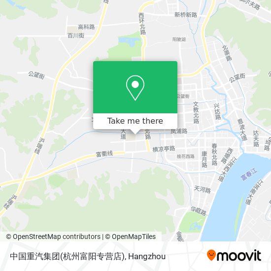 中国重汽集团(杭州富阳专营店) map
